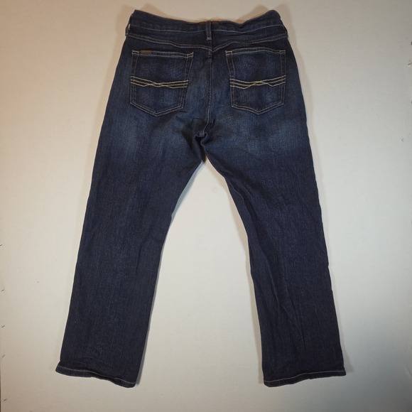 Ariat Jeans Mens 33x30 Blue M5 Legacy Straight Leg Dark Wash Western Cowboy - Picture 3 of 8